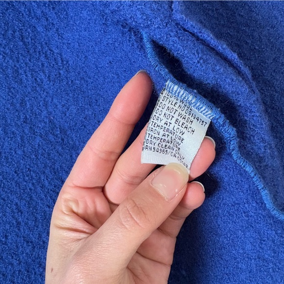 Vintage Boiled Wool Blue Chore Jacket - Picture 4 of 7